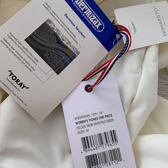 NWT Perfect moment Tignes hooded belted striped ski suit - Picture 10 of 15